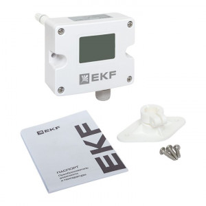 Преобразователь влажности и температуры канальный 0-10 В EKF THT-102-V