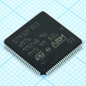 STM32F303VBT6TR, Микроконтроллер STM 32-бит ядро ARM 128K Флэш-память 32кБ ОЗУ LQFP-100