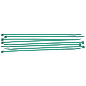 gws196350, Хомуты нейлоновые, 200х3.6 мм, цвет – зеленый, 100 шт/упак