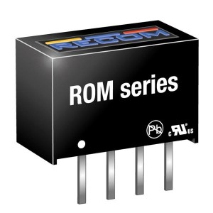 ROM-0512S, Преобразователи постоянного тока в постоянный с изоляцией 1W DC/DC 3kV UNREG 5Vin 12Vout
