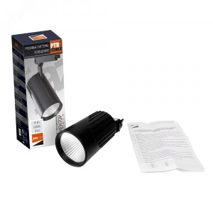 Светильник светодиодный трековый PTR 1725 25Вт 4000К IP40 24град. BL черн. 5026124