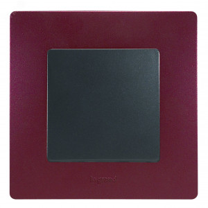 ETIKA Рамка 1 пост сливовая 672561
