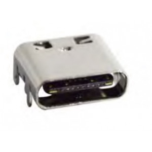 DS1144-18-16FS8BNR0, Разъем Type-C 8 контактный. 4 контакта крепления к плате + 2 стойки.