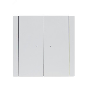 Выключатель 2-кл. СП FORTE&PIANO 10А FP206 с индикацией бел. IEK FP-V20-1-10-1-K01