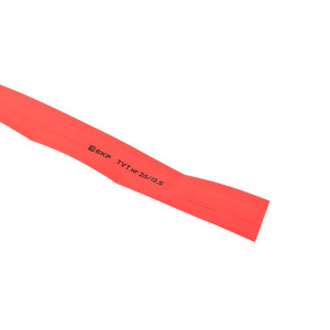 Термоусаживаемая трубка ТУТ нг 25/12,5 красная рулон PROxima tut-25-r