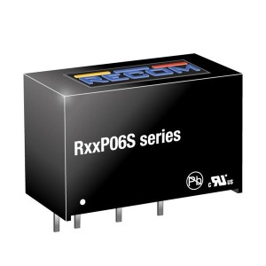 R12P06S, Преобразователи постоянного тока в постоянный с изоляцией 1W 12Vin 6Vout 167mA SIP7