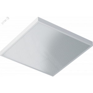 Светильник светодиодный ДВО-36w 595х595х45 4000К 4200Лм с блоком аварийного питания 1ч призма IP20 20961