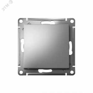 Выключатель 1-кл. СП AtlasDesign 10А IP20 (сх. 1) 10AX механизм сталь SE ATN000911