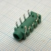 TRRS 3.5 (mini jack) гнездо на плату
