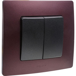 ETIKA Рамка 1 пост сливовая 672561