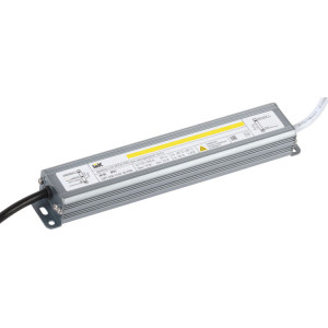 Драйвер LED ИПСН-PRO 30Вт 12 В блок- шнуры IP67 IEK (кр.1шт) [LSP1-030-12-67-33-PRO]