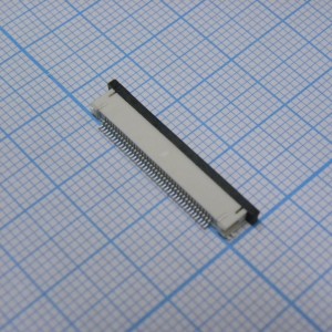 FPV-WZB21-40 (0.5мм), Разъем для плоского шлейфа, 40 контактов, шаг 0.5мм, нижние контакты