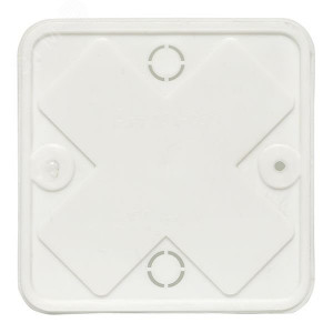 Коробка разветвительная KMP-030-030 наружная (75х75х26) белая PROxima plc-kmr-030-030