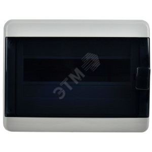 Корпус пластиковый КМПн-12 IP65 черн. прозр. дверь TEKFOR TF5-KP72-N-12-65-K03-K02