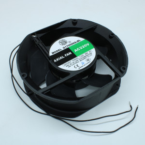 G17050HA2BL-5P, Вентилятор 220В AC, 2700об/мин., 4.99м3/мин, 172х150х50мм, 5 лопастей, подшипник качения, тип вывода - провод