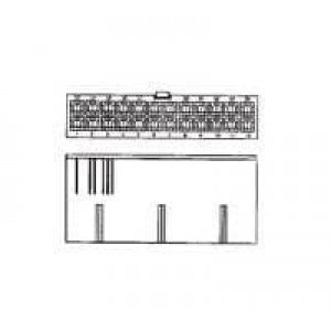 2-1586000-0, Проводные клеммы и зажимы FREE HANGING PLUG 20