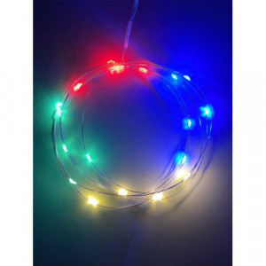 ENIN-2M Гирлянда LED Нить 2 м мультиколор, АА, IP20 (120/3840) Б0041983