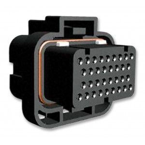 4-1437290-1, Кожух разъема  PL 34 контакт(ов) 3мм обжим кабеля автомобильного применения коробка