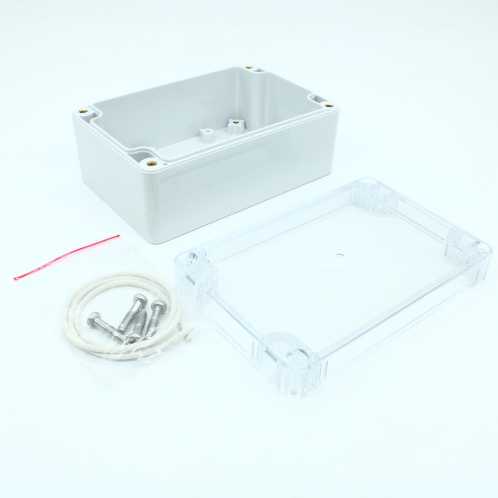 Изображение товара Герметичный корпус G2104C из поликарбоната IP65 светло-серый 120х80х55мм