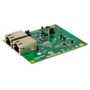 EVB-KSZ8563, Средства разработки сетей Ethernet  KSZ8563 Plug-in Evalution Board