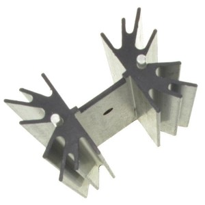 529902B02500G, Радиаторы Extruded Style Heatsink for TO-220, Large Radial Fins, Vertical Mounting, 4.5 n Thermal Resistance, Black Anodized, 2.67mm Hole, 50.8x18.29x3.17mm