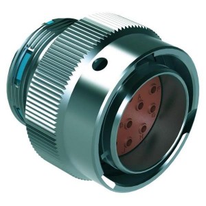 AHDM06-18-14PR, Circular Push Pull Connectors SZ 18 PLUG 14 POS PIN RED ARGMNT