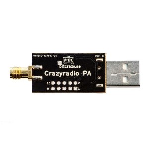 114990112, Радиочастотные средства разработки Crazyradio PA - long range 2.4Ghz USB radio dongle with antenna