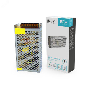 Блок питания для светодиодной ленты 150 Вт AC 176-264В Uвых 12В IP20 199х98х42мм Basic BT506