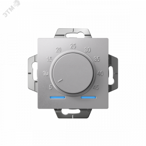 ATLASDESIGN ТЕРМОСТАТ электрон. теплого пола с датчиком, 10A, механизм, АЛЮМИНИЙ ATN000335