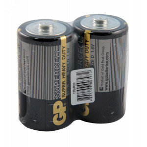 Батарейка солевая Super & Greencell & PowerPlus -2 шт. в пленке 2669