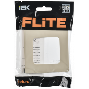 FLITE CLASSIC Рамка 1-местная РУ-1-К-ФлСл сливочный IEK FI-M12-32-20-K86