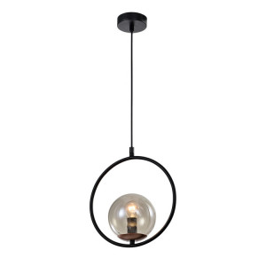 Светильник подвесной (подвес) Misericordia 5147-201 1 х Е14 40 Вт черный/медь лофт - кантри потолочный Б0054979