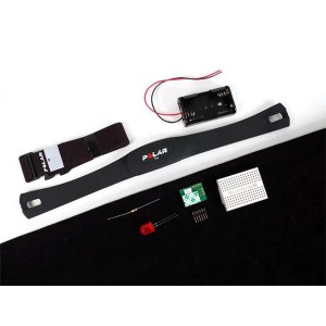 1077, Принадлежности Adafruit  Heart Rate Educational Starter Pack with Polar Wireless Sensors
