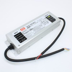 XLG-320-M-A, AC-DC, 310.8Вт, стабилизатор тока, IP67, вход 100…305В AC, 47…63Гц, ККМ, выход 2800(2100…2800)мА/74…148В, изоляция 3750В AC, в кожухе 246х77х39.5мм, -40…+85°С (корпус), встр. потенциометр