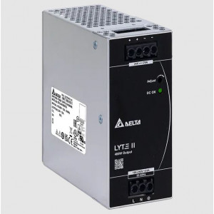 DRL-24V480W1EN, Источник питания, однофазный, 24VDC / 20A, 480W, диапазон входных напряжений: 94 - 264VAC; габариты (мм): 123.6x56x116.8, вес 0.87 кг, монтаж: на DIN рейку