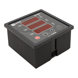 Вольтметр VD-963s цифровой на панель 96x96 (квадратный вырез) трехфазный в коротком корпусе EKF PROxima VD-963s