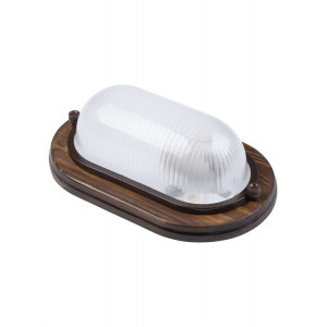 Светильник НПБ1401 венге овал 60Вт IP54 SQ0303-0435