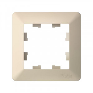 ATLASDESIGN AIR 1-постовая РАМКА, БЕЖЕВЫЙ/дымчатый белый ATN220201
