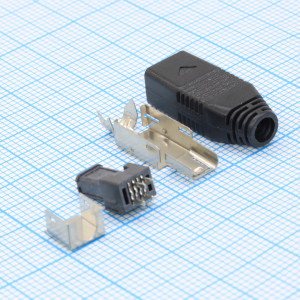 DS1105-BN60, Разъем Mini USB тип A (вилка) 4 контакта