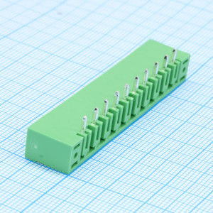 2EDGRM-5.0-10P-14-00A(H), Разъемный клеммный блок на плату, 10 контактов. Серия 2EDGRM-5.0