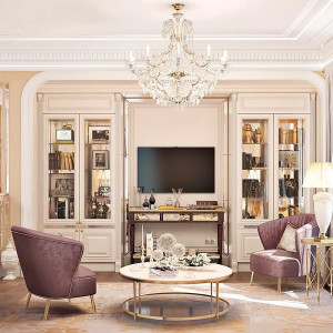 Выключатель 2-клавишный c индикатором (механизм) 250В, 10А, серия Катрин, шампань 39593