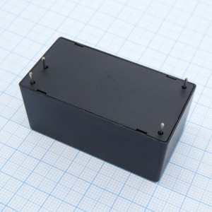 IRM-15-24, AC-DC, 15.12 Вт, вход 85...264В AC 47...440 Гц, 120...370B DC, выход 24В/0.63А, изоляция 3000В AC, в корпусе на плату 52.4x27x24мм, -30...+70°C