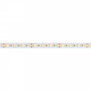 Лента RT-A140-10mm 24V Warm3000 SUN (20 W/m, IP20, 2835, 5m) 037831, Светодиодная лента RT-A140, открытая. Светодиоды 2835, 140 шт/м (700 шт на 5 м), белая плата, ширина 10.5 мм, скотч 3M. Цвет ТЁПЛЫЙ 3000 K, цветопередача CRI>97 SUN (R9>90), угол 120°. Питание 24V, мощность 20 Вт/м (100 Вт на 5 м). Размеры 5000x10.5x1.7 м