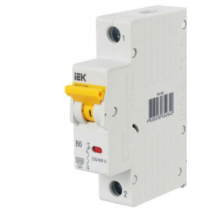 Автоматический выключатель ВА47-60M 1Р 6А 6кА B MVA31-1-006-B