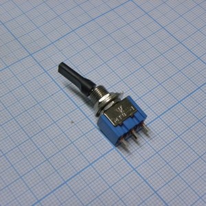 MTS-112 E-1, тумблер OFF-(ON) 1 группа контактов 3А, 250В ручка - пластик