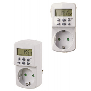 Таймер розеточный ТРЭ-Н-01-1мин/7дн-10on/off-8А (недельный) упак.-термоусад.пленка "Народный" SQ1506-0102