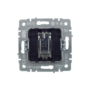 BRITE Розетка TV оконечная РТВ11-0-БрЖ жемчуг BR-A10-O-K36
