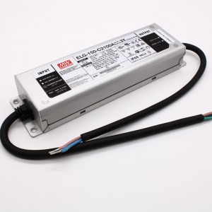 ELG-150-C2100A-3Y, AC-DC, 151.2Вт, IP65, вход 100…305В AC, 47…63Гц/142…431В DC, ККМ, выход 36…72В/2100мА, рег. тока 50...100%, изоляция 3750В AC, в кожухе 219х63х35.5, -40…+70°С, провод заземления