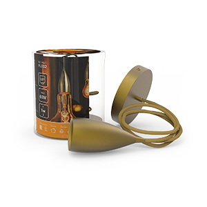 Светильник подвесной Decor бронзовый E27, 1 м, 1/40 PL032