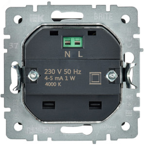 Подсветка светодиодная BRITE встраив. ПЛ20-БрШ шампань BR-FL20-K37